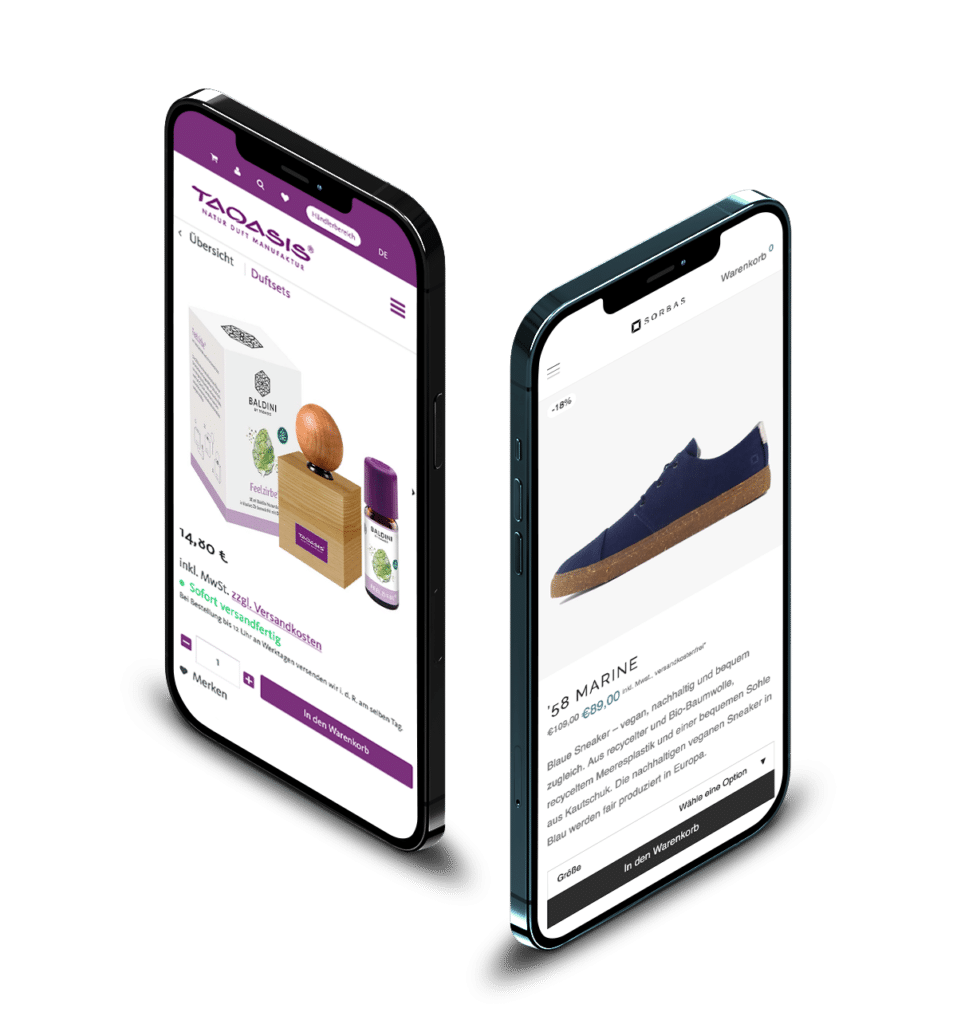 Online shop WooCommerce application example