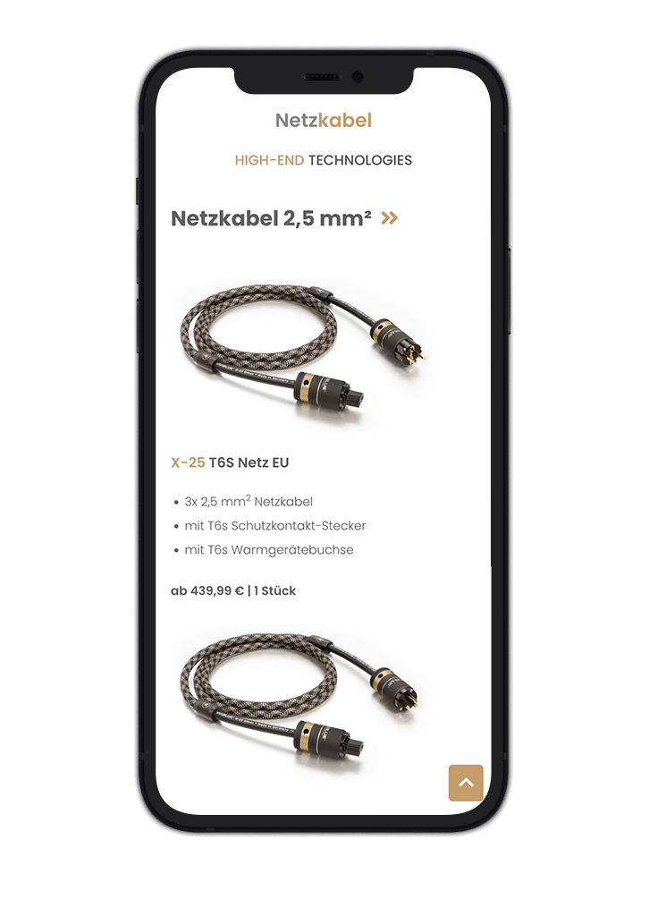 ViaBlue website homepage (mobile version)